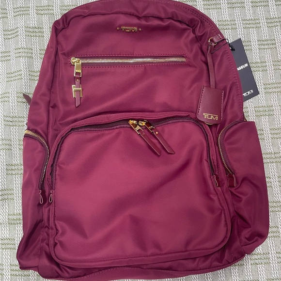 Tumi Handbags - 💎Tumi Voyageur Carson Red Backpack - Ballistic Nylon 16"